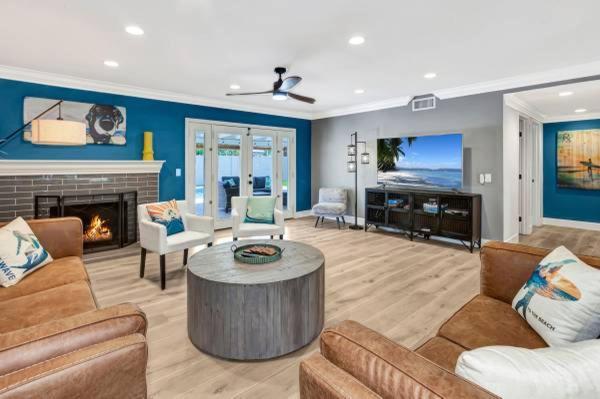 Huntington Beach, Ac, Pool, Hot Tub, Detached Office, Close To Beach, Outside Entertaining Area Екстериор снимка
